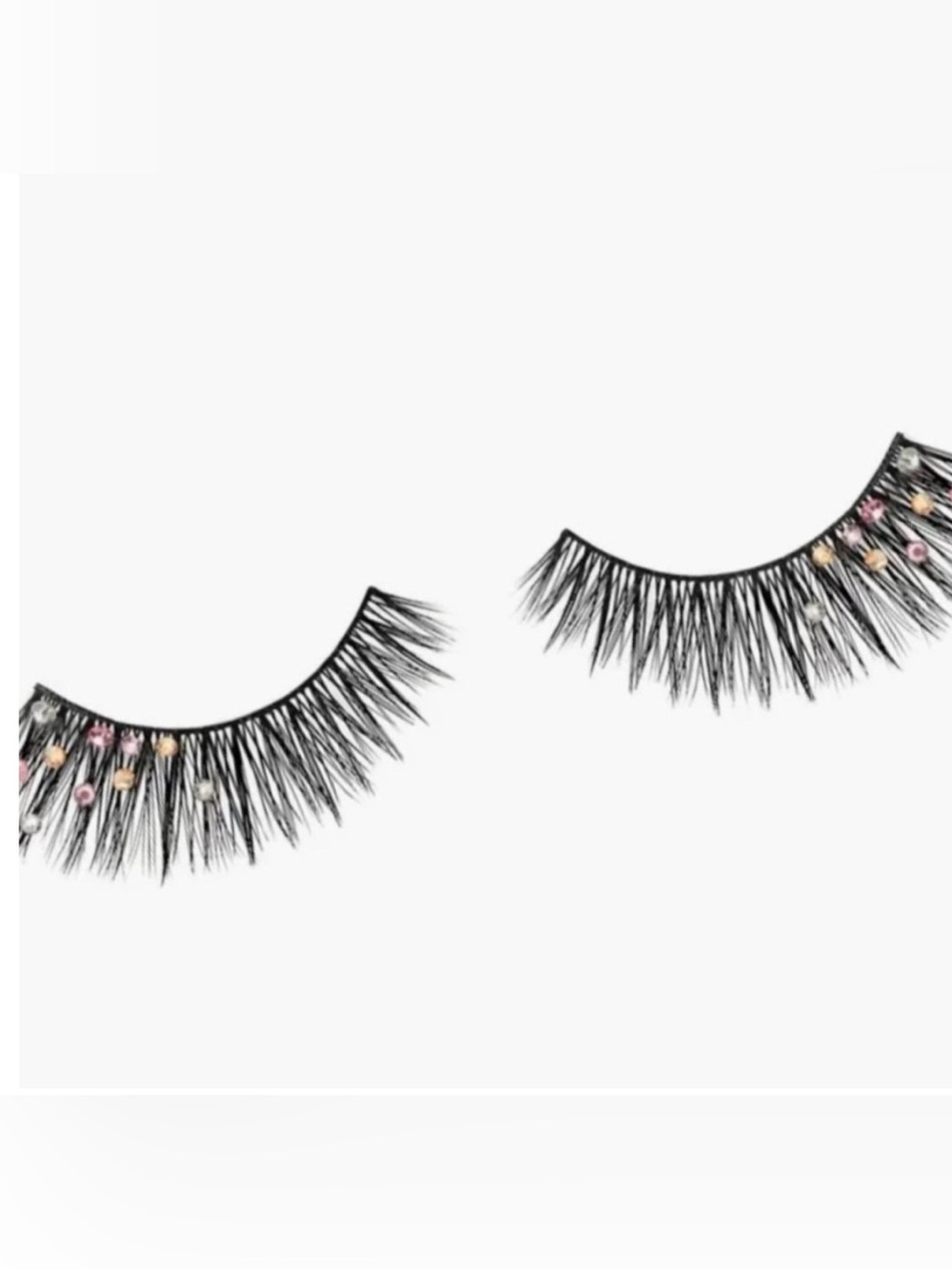 Gucci Black False Lashes with Pink Crystal Accents - Picture 5 of 5